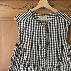 Everlane Midi Gingham Dress Medium
